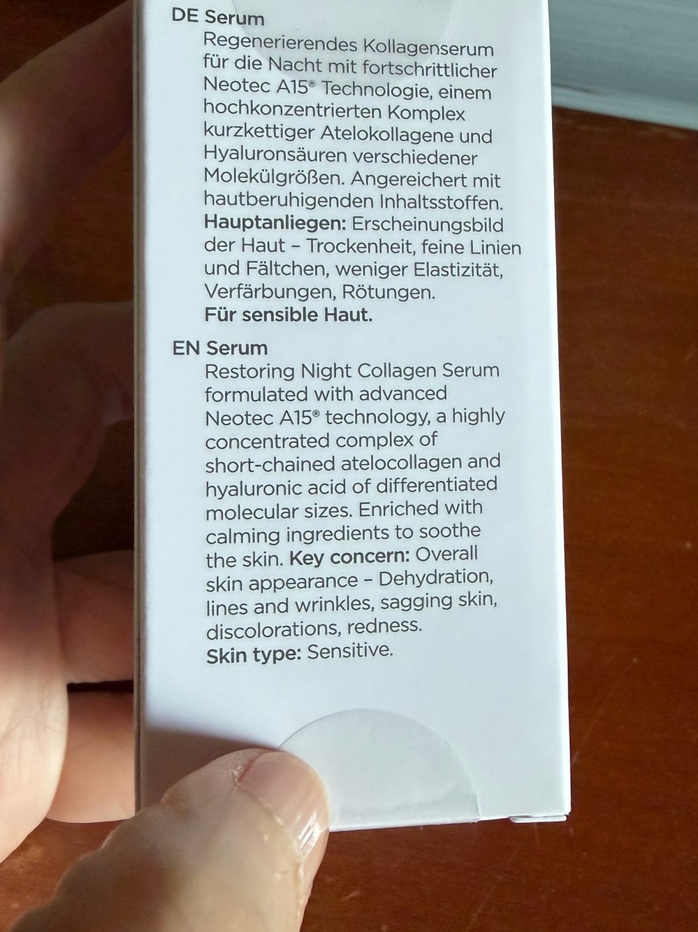 QMS Medicosmetics Night Collagen Sensitive Serum - Picture 3 of 3